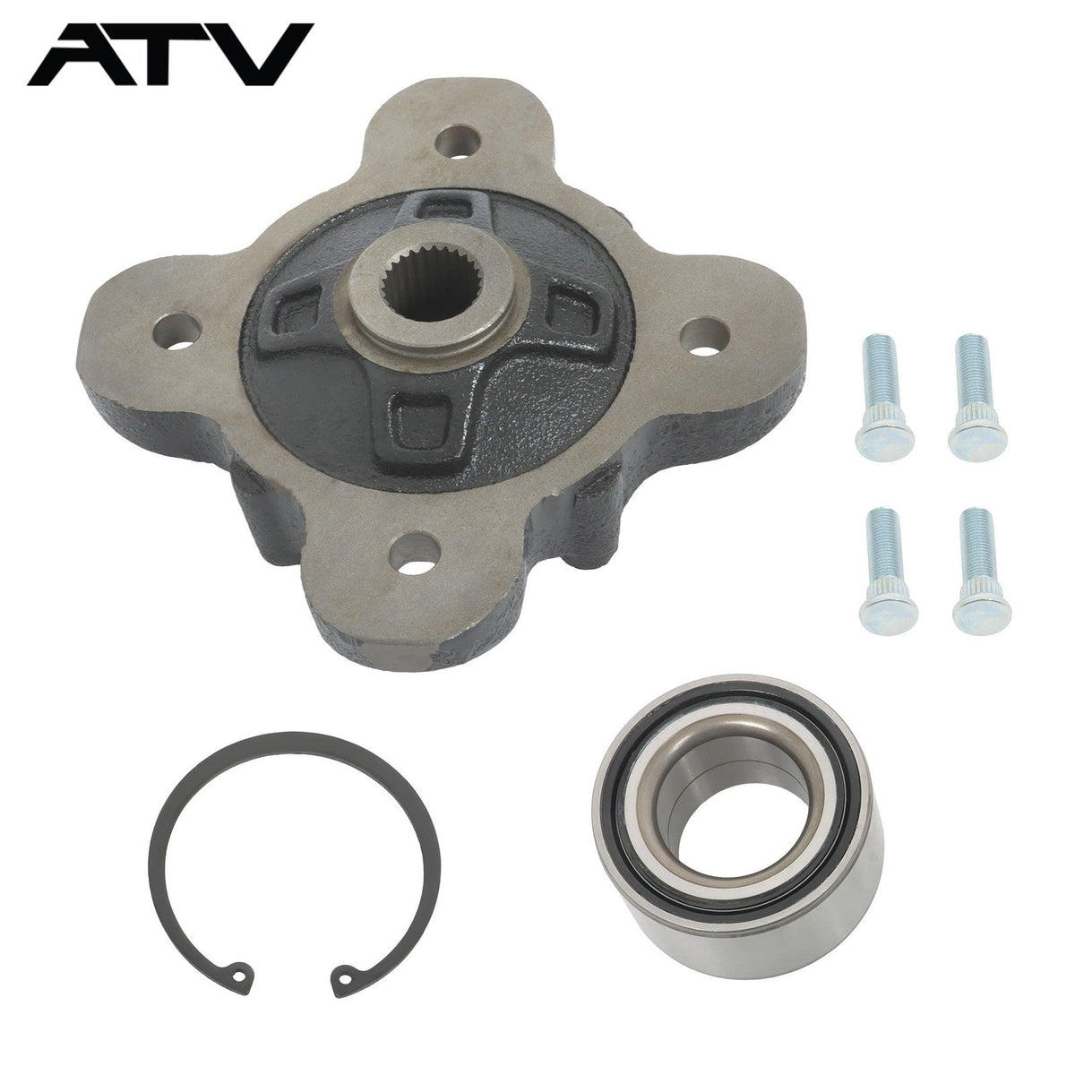 Rear Wheel Hub Bearing Kit for Polaris Ranger 570 900 1000 XP Full Size Diesel