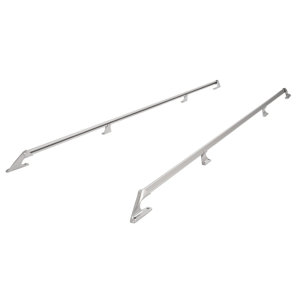 Top Bed Rail Kit For 1967-1991 Chevy C10 Truck Silver Driver & Passenger Side