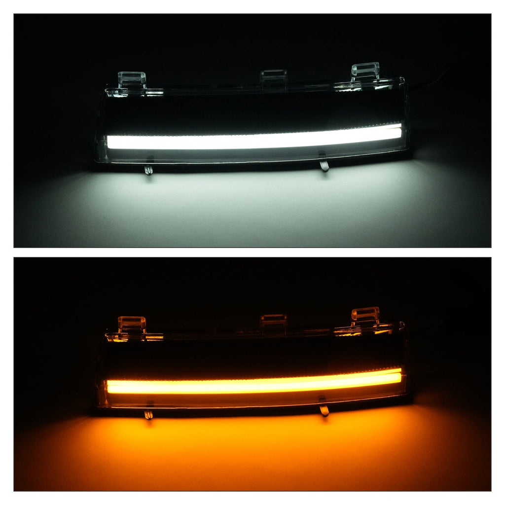 2PCS LED Turn Signal Lights Side Marker Lamps+DRL For Nissan 350Z LCI 2006-2009
