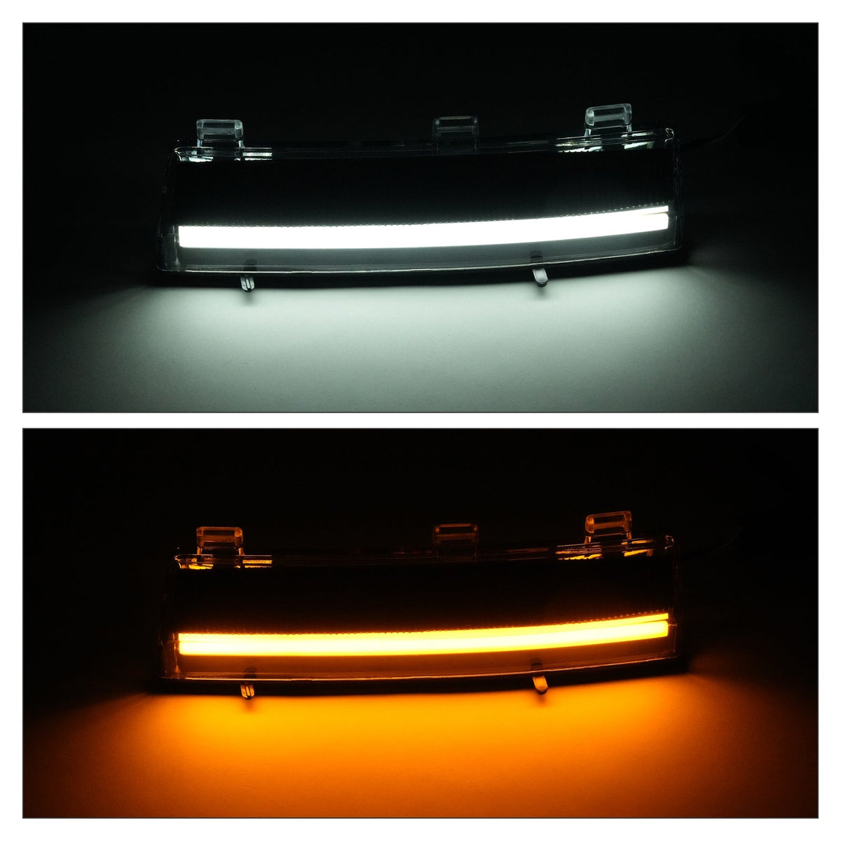 2PCS LED Turn Signal Lights Side Marker Lamps+DRL For Nissan 350Z LCI 2006-2009