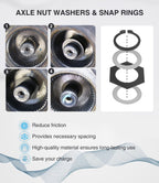 For 98-04 Ford F250 F350 Excursion Thrust Washer Snap Ring Kit 50 60 Super Duty