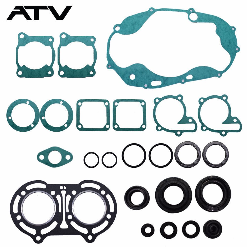 Engine Gasket Set With Oil Seals Kit For 1987-2006 Yamaha Banshee YFZ350