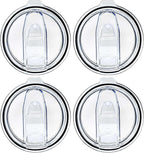 4Pcs Replacement Splash Spill Proof Lids for 20oz Stainless Steel Skinny Tumbler