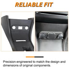 For Dodge Charger Police 2011-2020 Center Console Plastic Upholstered Trim Black
