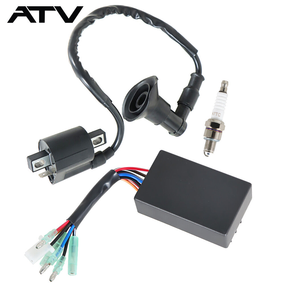 CDI BOX Ignition coil Spark plug For Polaris Sportsman 90 Carb 2003 2004-2006