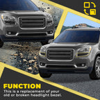 Headlight Cover Trim Set For 2013-2017 GMC Acadia Molding #20982400 20982401