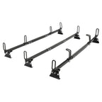 65" 3-Bar Cargo Van High Ladder Roof Rack For Nissan NV 1500 2500 3500 750 lbs