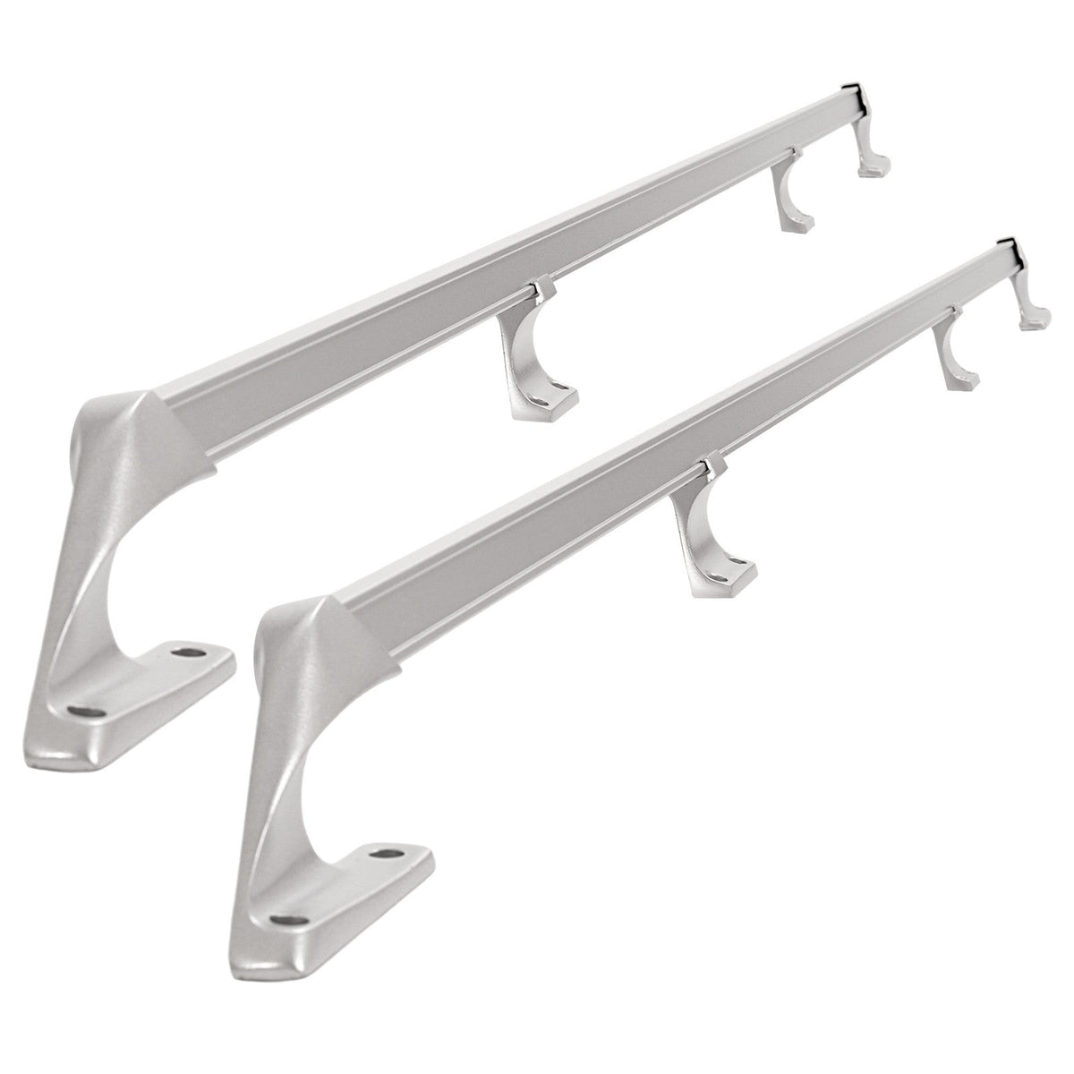 Top Bed Rail Kit For 1967-1991 Chevy C10 Truck Silver Driver & Passenger Side
