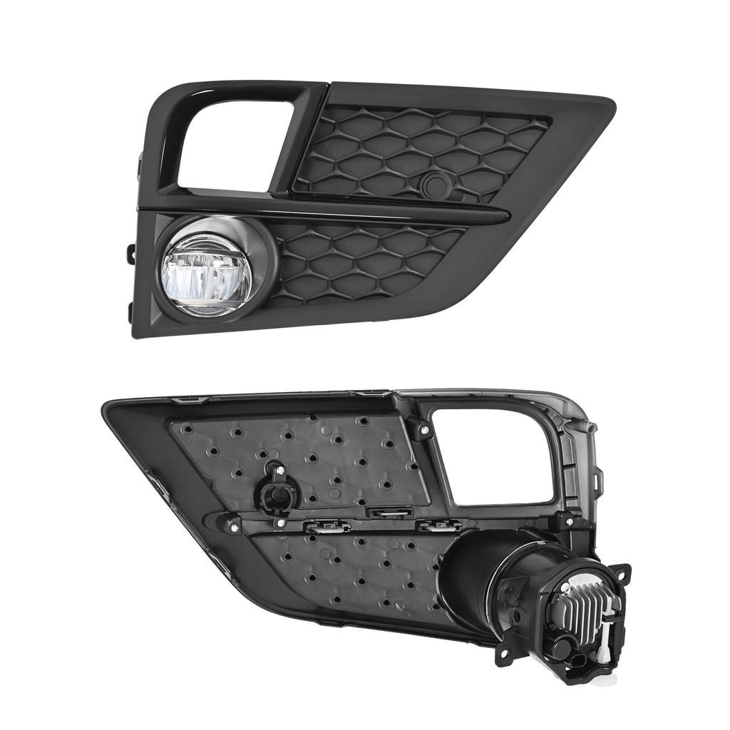For 2018-2020 Honda Odyssey LED Fog Lights Front Bumper Driving Lamps W/Bezel