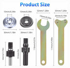 6 in 1 Electric Drill Conversion Angle Grinder Adapter 6mm Connecting Rod Kit