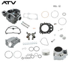 Engine Rebuild Kit Cylinder Head & Cover Sleeve Cylinder For HONDA TRX500 12-19