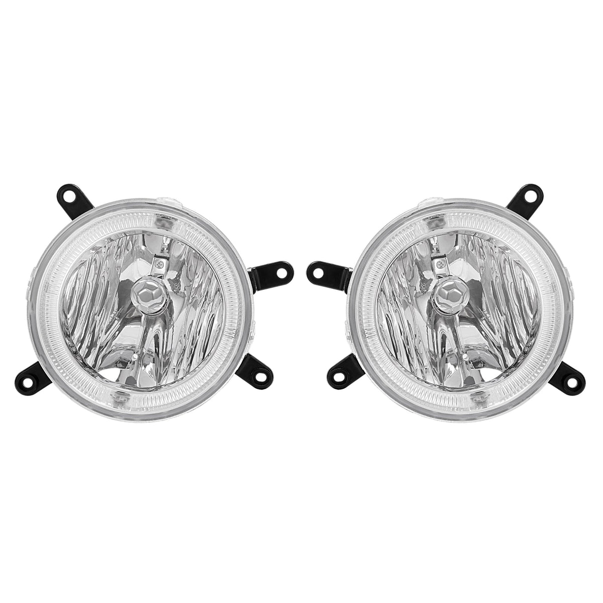 For Ford Mustang GT 2005-2009 Clear Halo Fog Lights Driving Bumper Lamps Pair