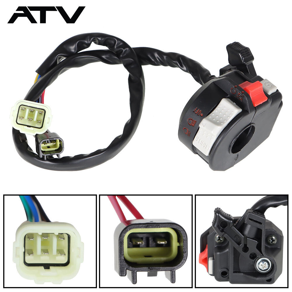 Handlebar On Off Run Start Stop Switch Headlight for Yamaha Big Bear 350 YFM350