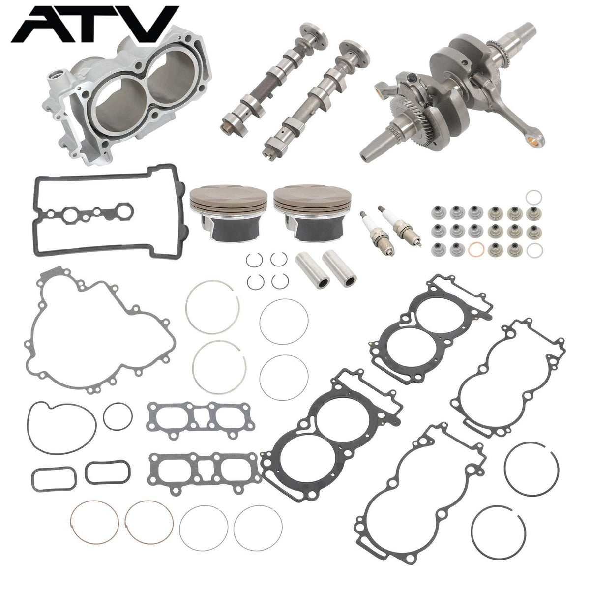 Fit For Polaris /RZR1000 XP 1000 Cylinder Piston Crankshaft Camshaft Kit 3023156