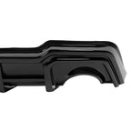 For 22-26 Honda Civic Sedan Red Rear Bumper Diffuser + Corner Spat w/LED Light