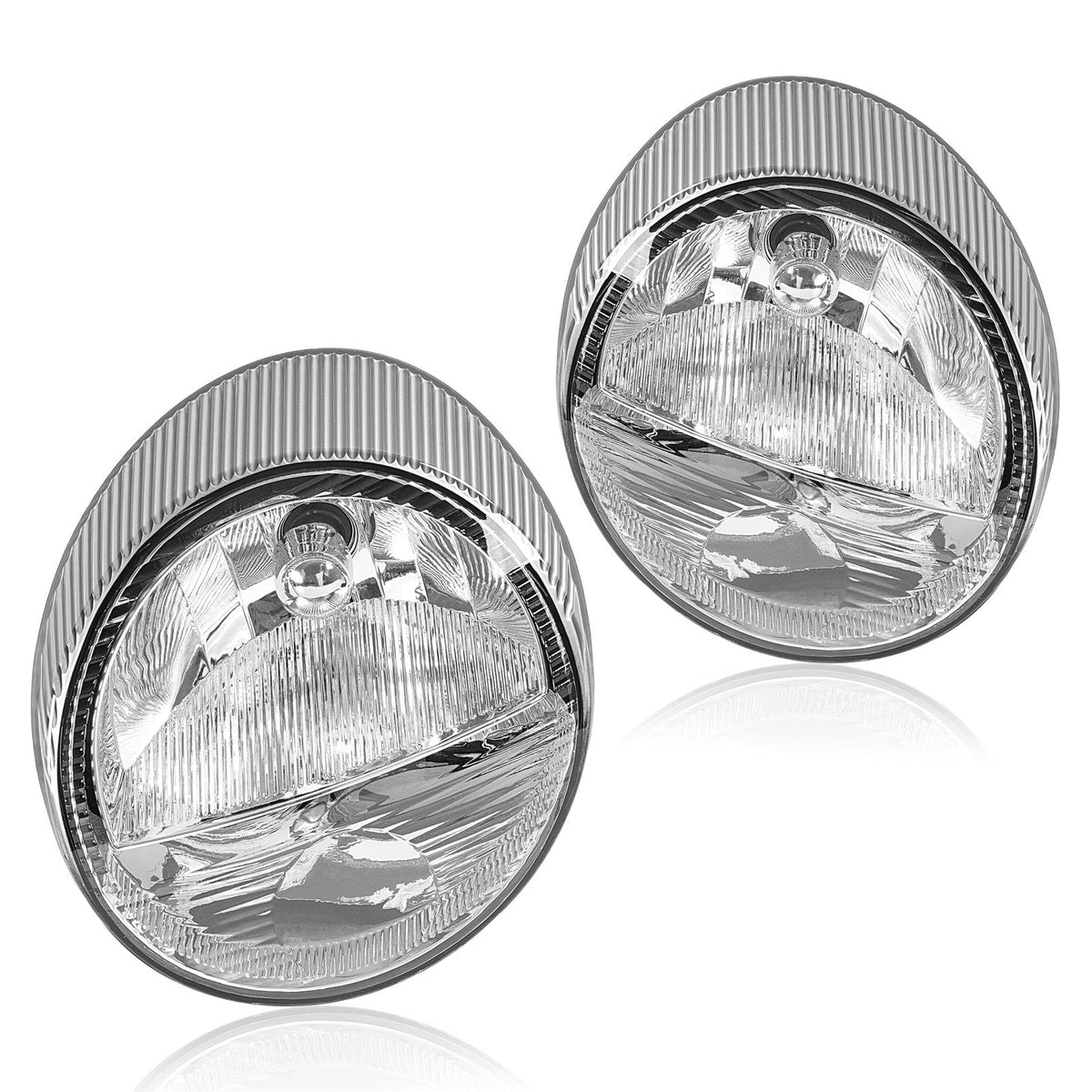 Driver and Passenger Side Headlights For Ford Thunderbird 2002-2005 Halogen