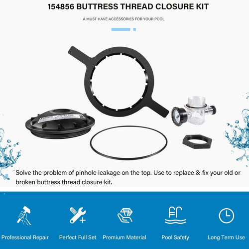 154856 8.5" Buttress Thread Closure Tank Lid Kit for Pentair Triton TR100 TR140