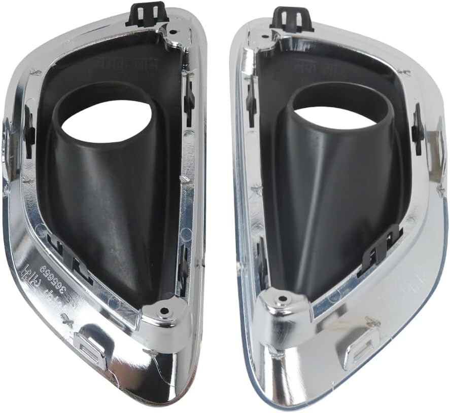 1Pair Fog Light Lamp Bezel Bumper Trim Cover For 2014-16 Jeep Grand Cherokee