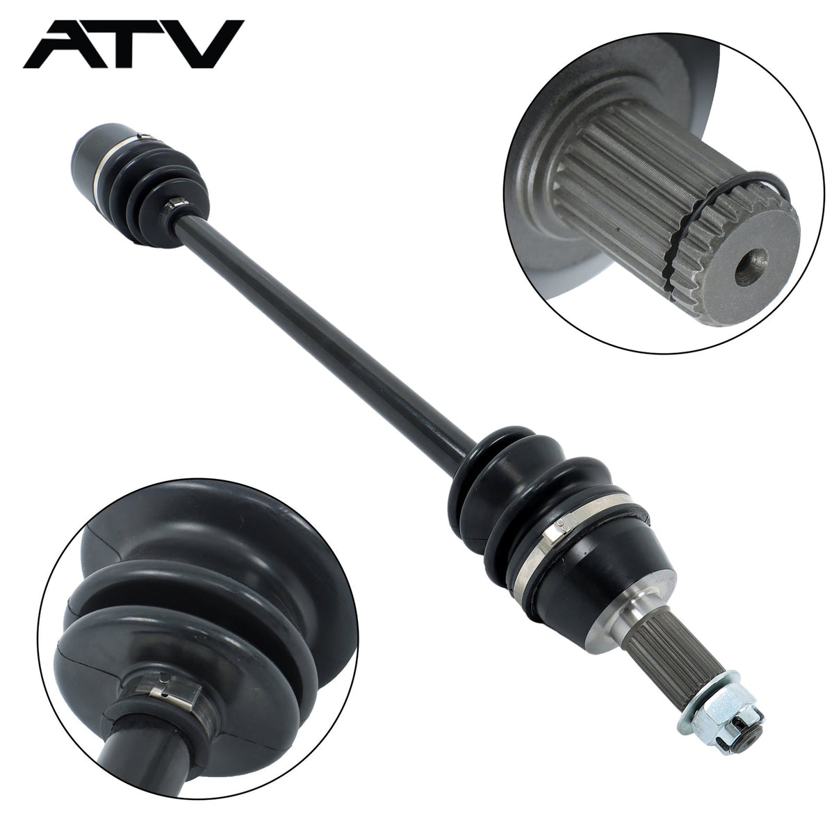 2PCS 1332637 Front Left and Right CV Axles Drive Shaft For Polaris Ranger XP 900