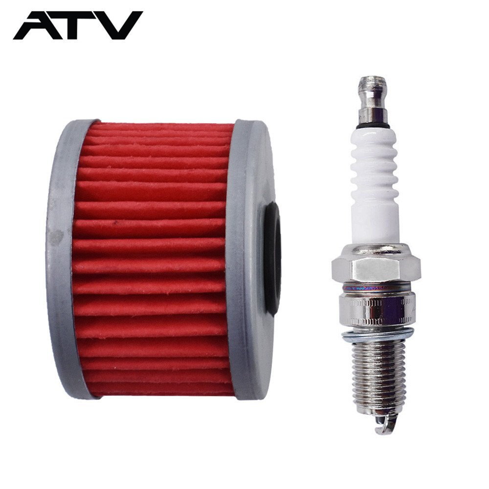 Air Oil Filter Spark Plug Tune Up Kit For Honda FourTrax 300 TRX300 1988-2000