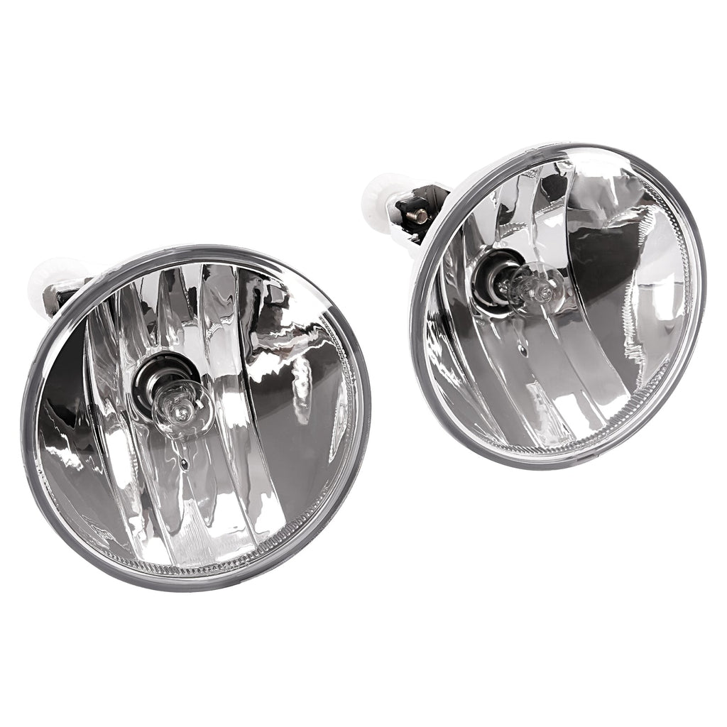 Clear Fog Light For Chevy Colorado 2021-2022 w/Bezel Relay Switch Wire Bulb Pair