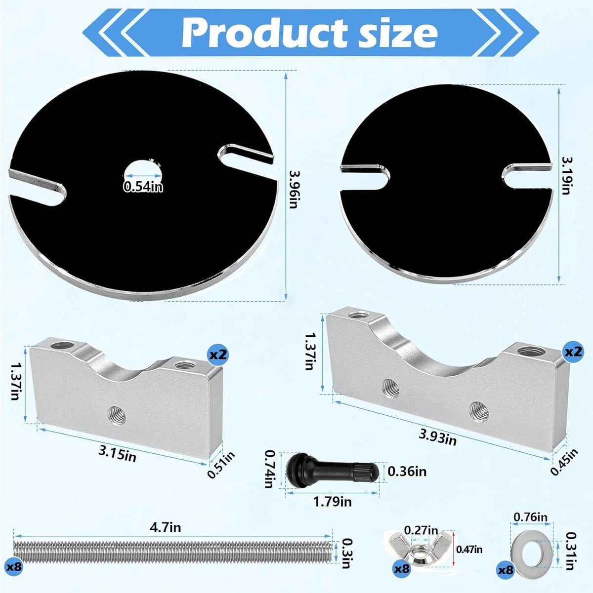 2-Stroke Exhaust Pipe Repair Kit For Husqvarna TC TE 125 250 300 Dent Removal
