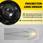 FULL LED DRL Projector Headlights For Cadillac Escalade ESV 2007-2014 HID/Xenon