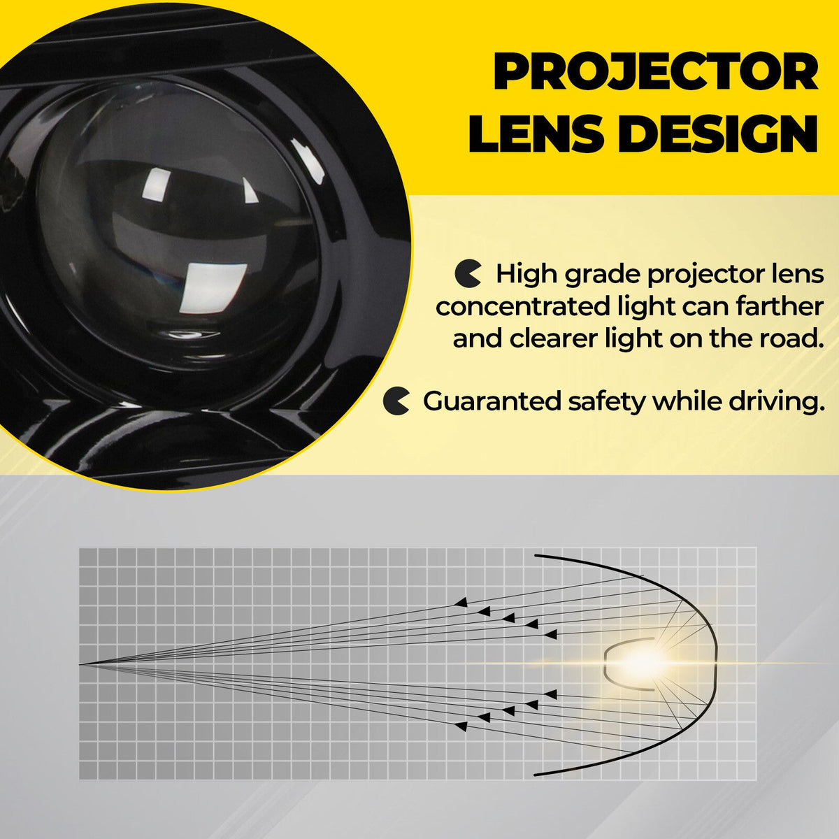 FULL LED DRL Projector Headlights For Cadillac Escalade ESV 2007-2014 HID/Xenon