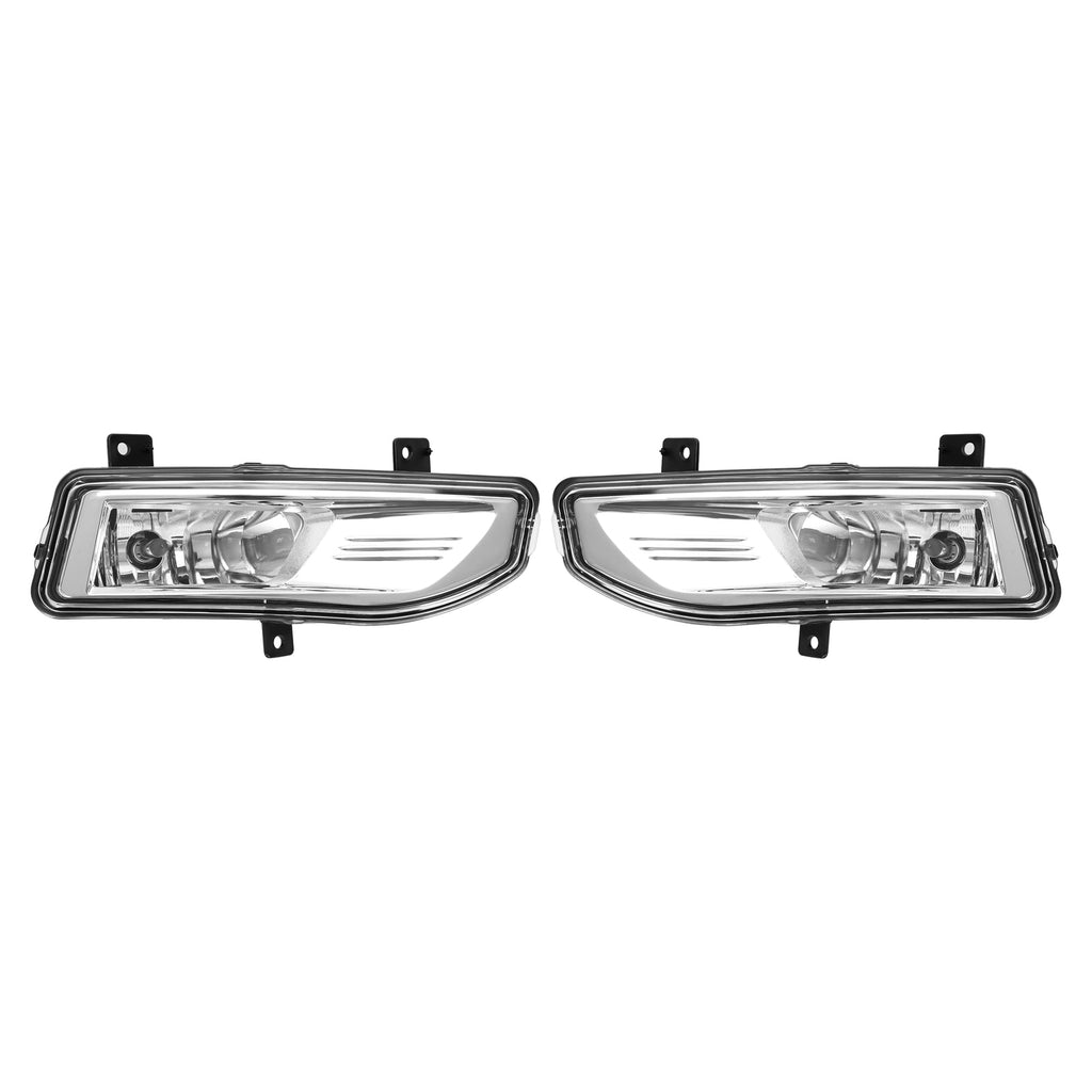 For 2017-2020 Nissan Rogue S SL SV Front Bumper Fog Lights Lamps w/Bezel+Bulbs