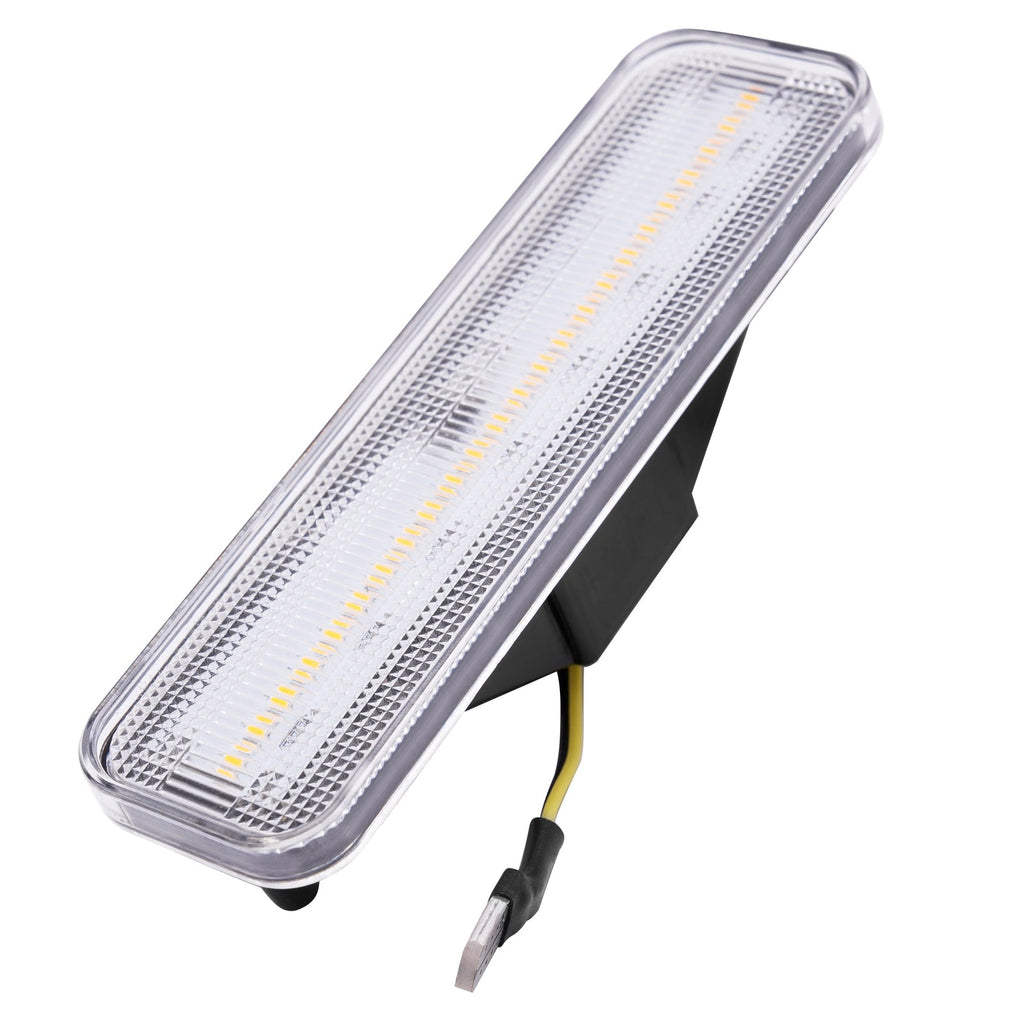 2 Pcs Yellow LED Front Side Marker Lights For El Camino& Caballero& Malibu 78-87
