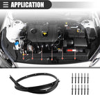 For 08-22 Hood Challenger Dodge to Nose Bumper Fascia Seal & Rivets 68051392AB
