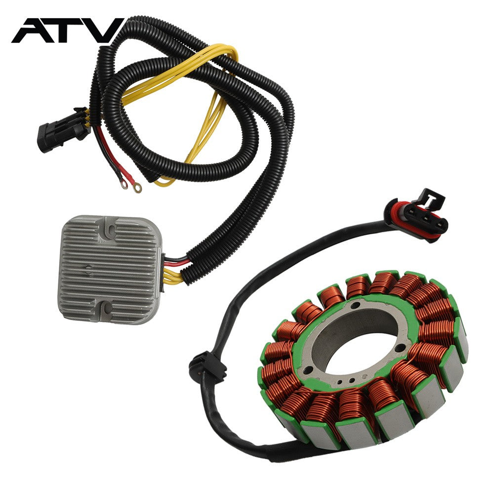 Stator and Mosfet Voltage Rectifier Regulator For Polaris Sportsman 450 HO 16-18