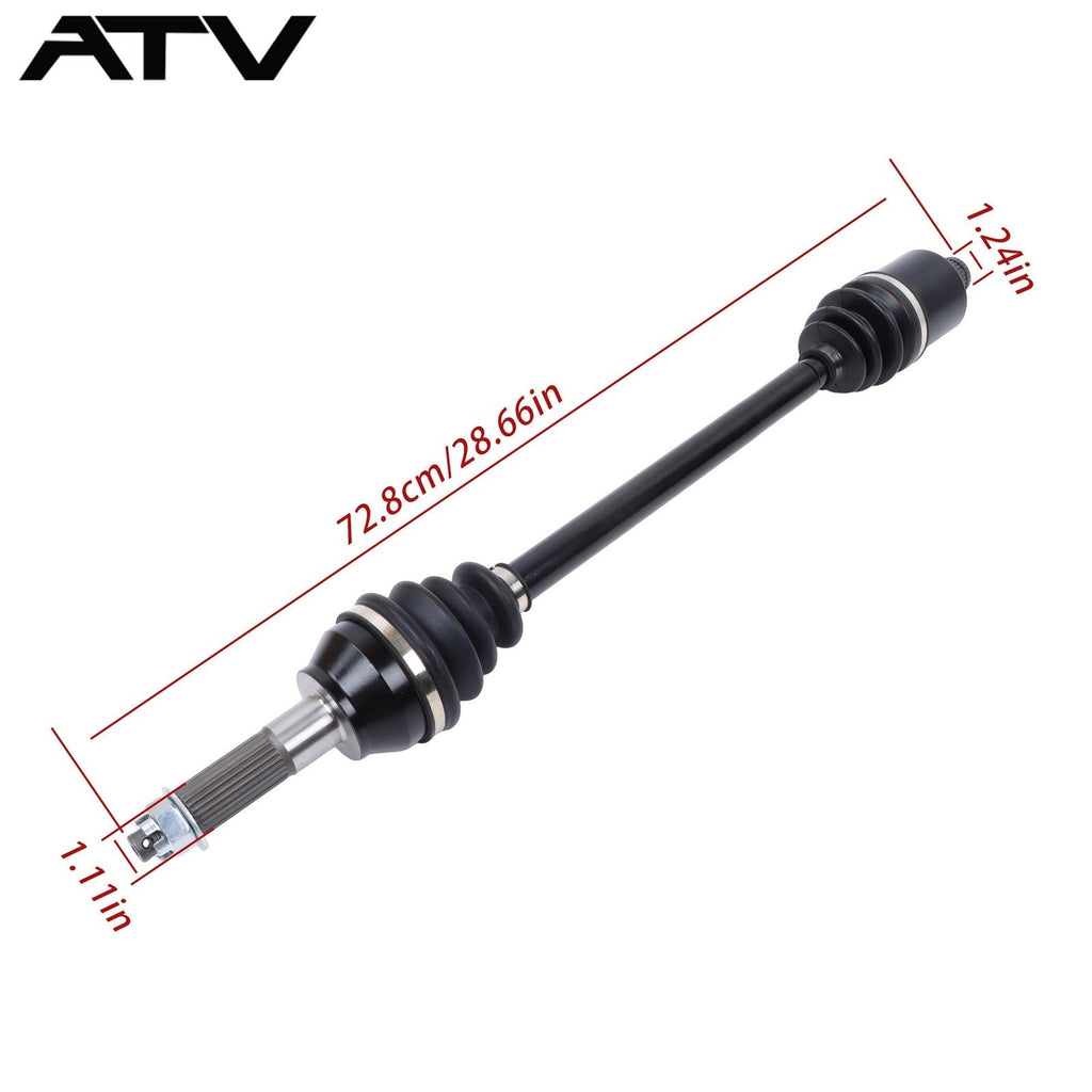 Rear Left Right Complete CV Joint Axles for Polaris Ranger XP 570 CREW 570 15-16