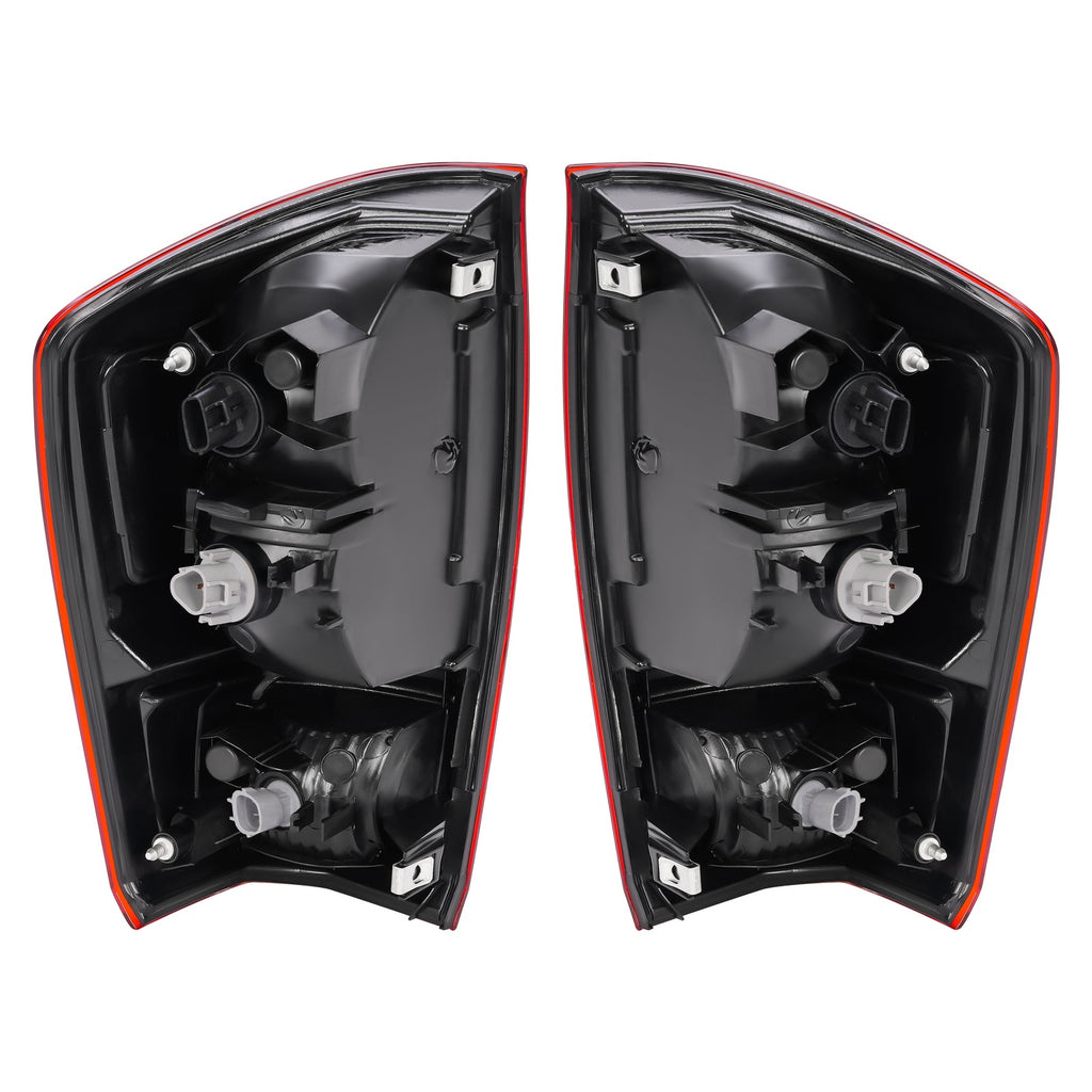 For Toyota Tacoma TRD 2016-2023 Pair Tail Lights Brake Lamp Turn Signal w/Bulb