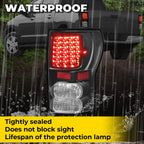 For Toyota Tundra 2007-2013 Full LED Tail Lights Lamps Left+Right Pair Set Black
