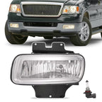 Left Clear Lens Fog light For Ford F150 LH 2004-2006 To 8-8-05 W/ Bracket / Bulb