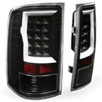 For GMC Sierra 1500 2007-2013 2500HD 3500HD 07-2014 Black LED Tail Lights Lamps