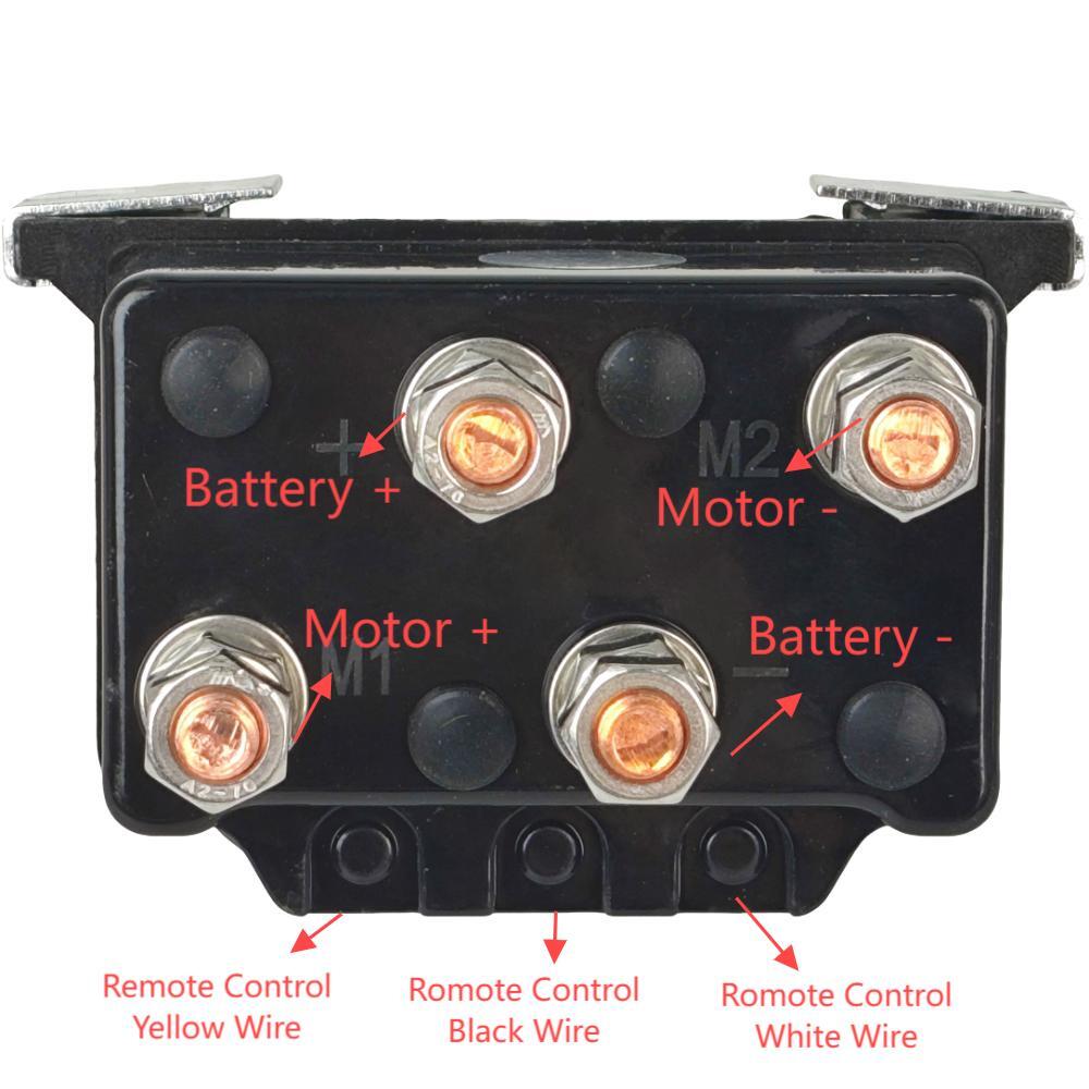 5000- 7000LB 12V 500A Winch Solenoid Relay Contactor for Warn Badlands