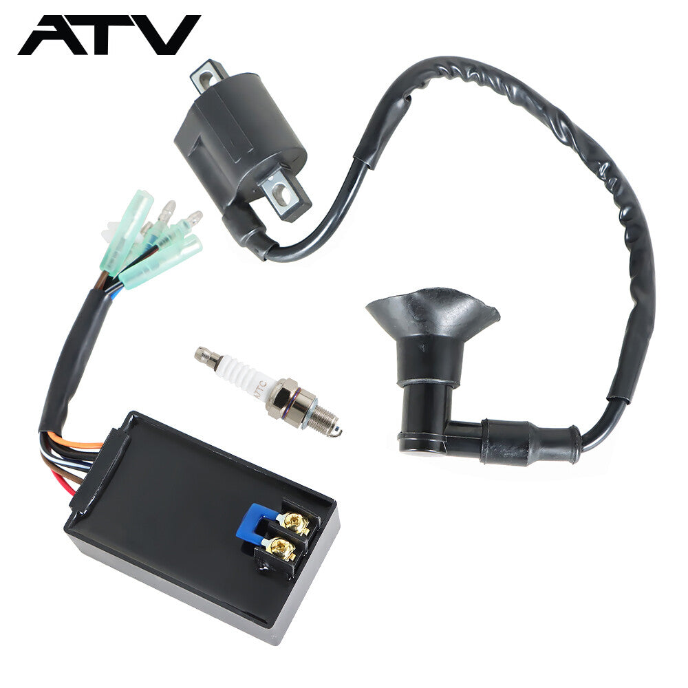 CDI BOX Ignition coil Spark plug For Polaris Sportsman 90 Carb 2003 2004-2006
