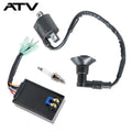 CDI BOX Ignition coil Spark plug For Polaris Sportsman 90 Carb 2003 2004-2006