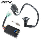 CDI BOX Ignition coil Spark plug For Polaris Sportsman 90 Carb 2003 2004-2006