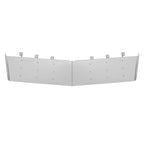 Fit Kenworth W900 T800 T600 84-98 Stainless Steel 13" Drop Visor Flat Windshield