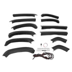 New Fits 2014-2015 GMC SIERRA 1500 Fender Flare Kit Plastic Textured