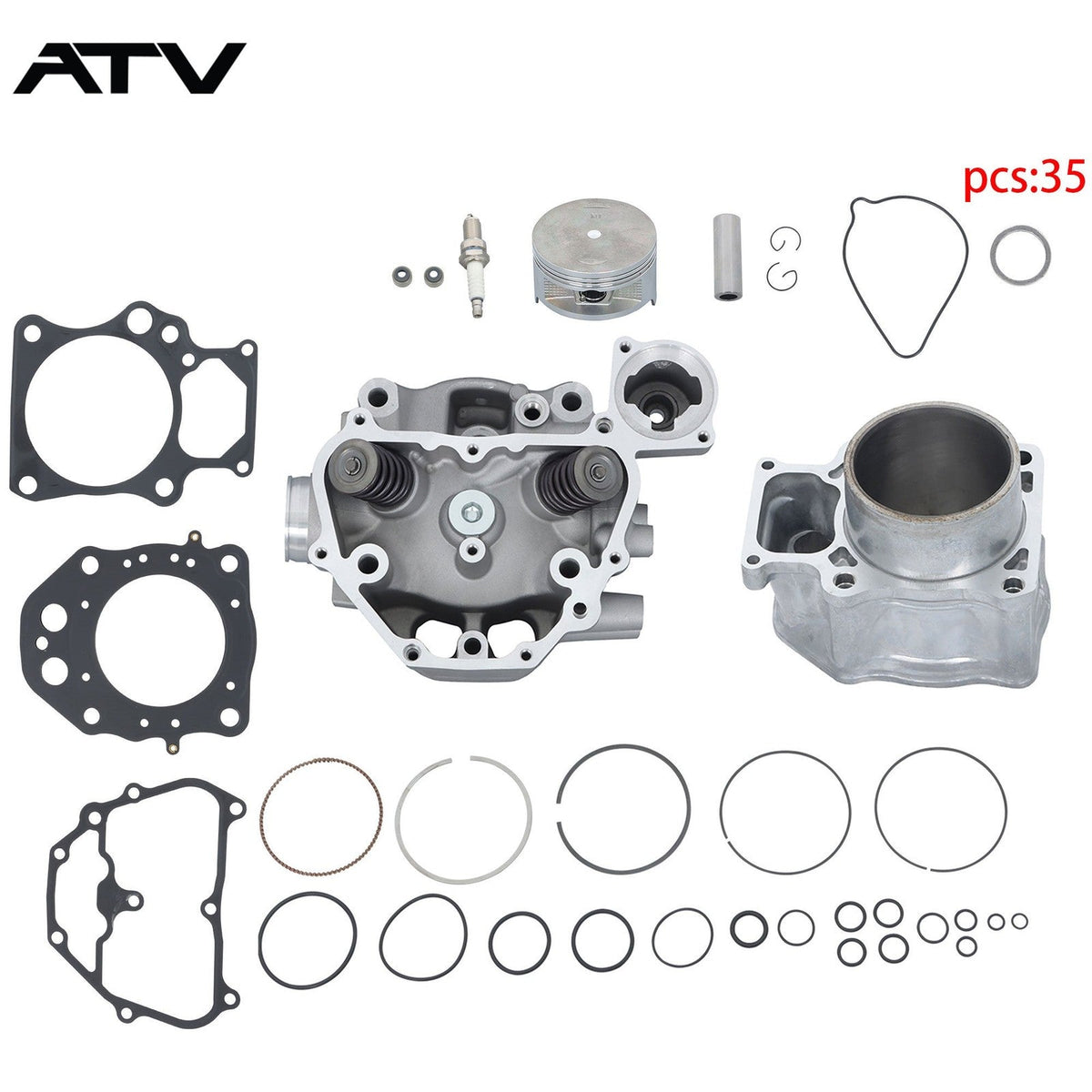 Engine Rebuild Kit cylinder head for Honda TRX420 2009-2024 12200-HP7-A01