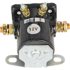 12V 4 Pole Terminal Starter Solenoid Relay B1AC156 Ground w/ Mount Bracket