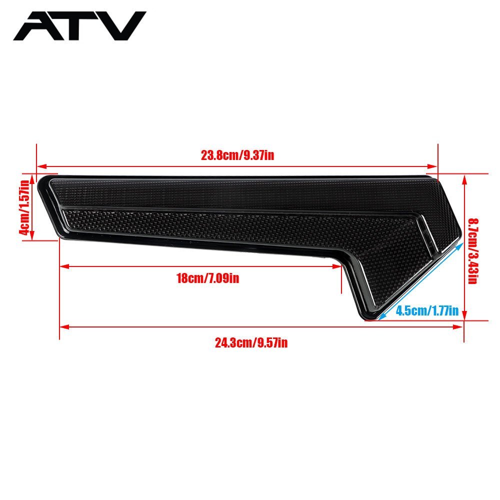 For Polaris RZR XP 1000 XP TURBO S 2019-2023 UTV Smoked LED Tail Brake Lights