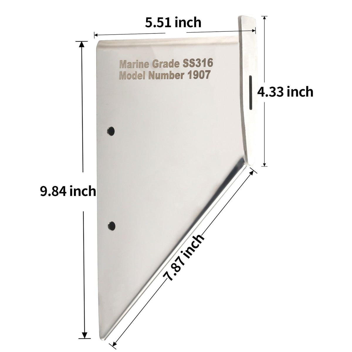 27021 Skeg Guard Safe-Skeg Protector for Mercruiser Alpha 1 1985-1990 Stainless