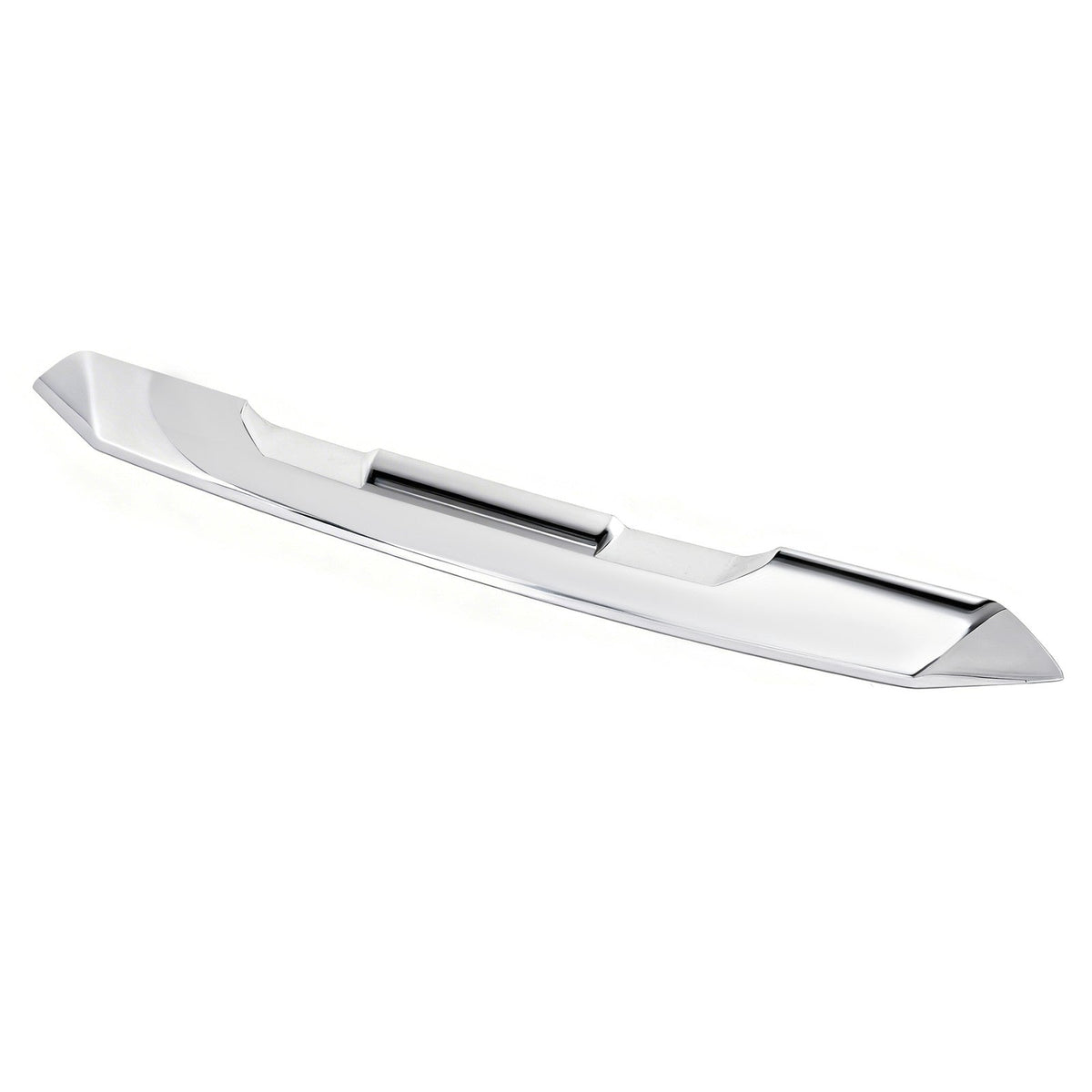 Front Upper Top Grille Hood Molding Trim Chrome For GMC Sierra 1500 2022-2024