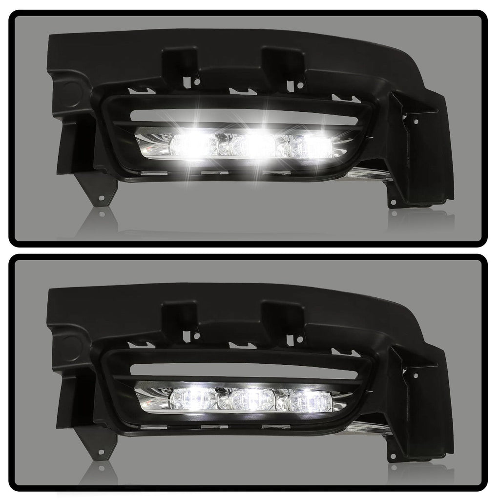 LED Fog Lights Lamps w/Switch For Dodge Charger 15-22 2020 Driver & Passenger