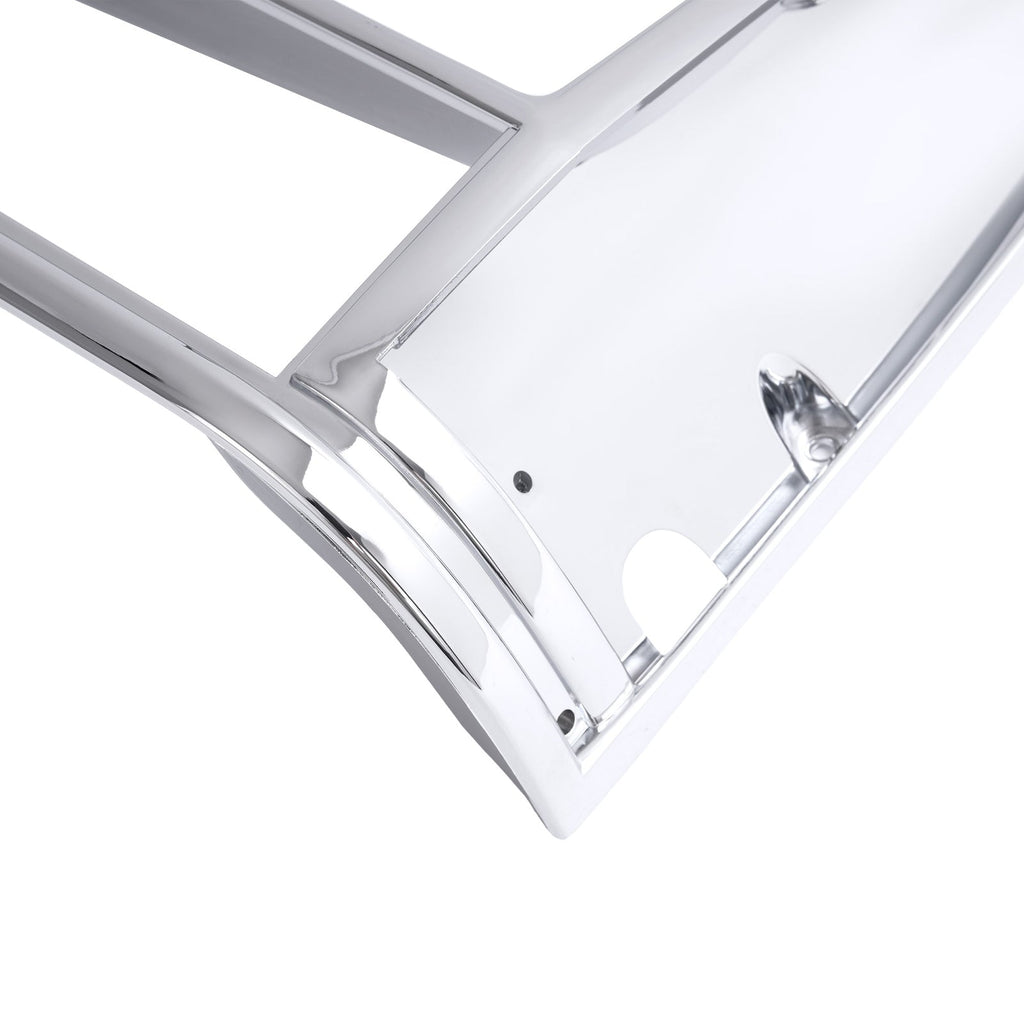 2PCS Set Headlight Door Bezel Trim For Jeep Cherokee 91-96 Comanche 91-92 Chrome